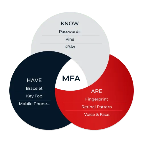 MFA Venn diagram of know, have, and are