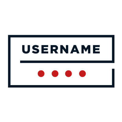 username and password icon
